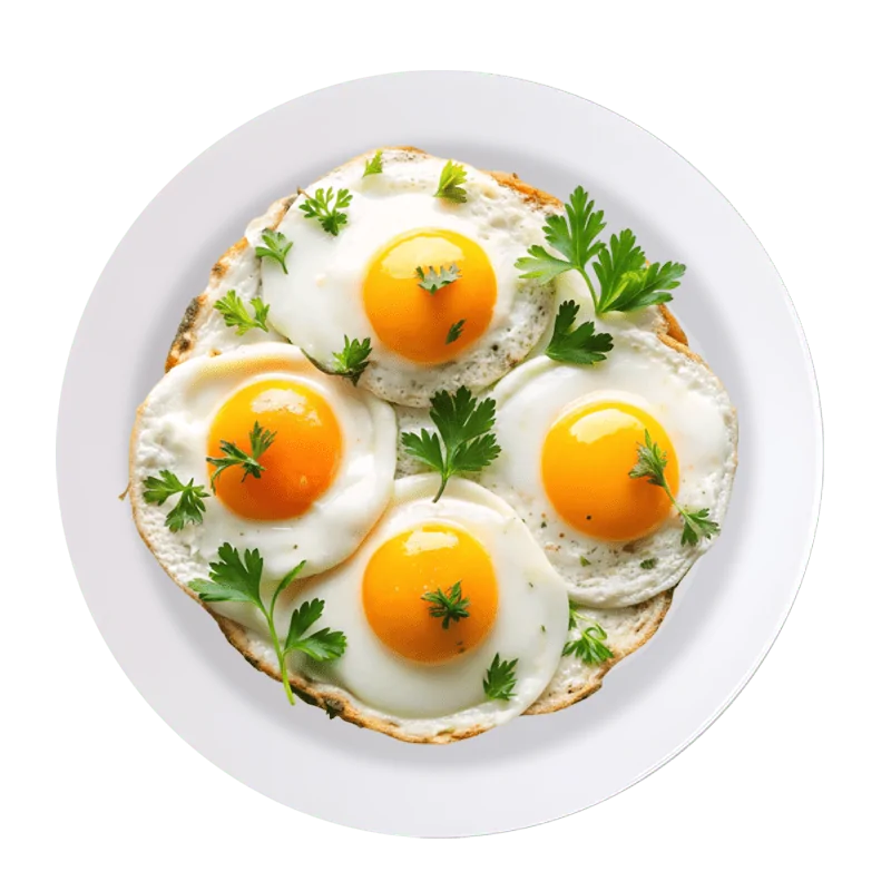 Fried eggs (4 eggs)